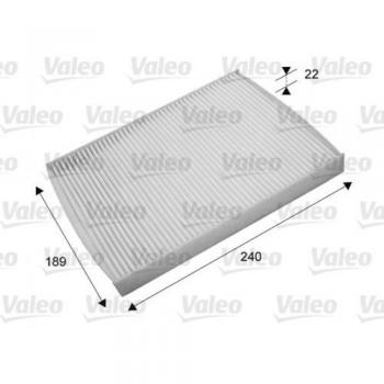 Valeo 715660 Filtro, aire habitáculo