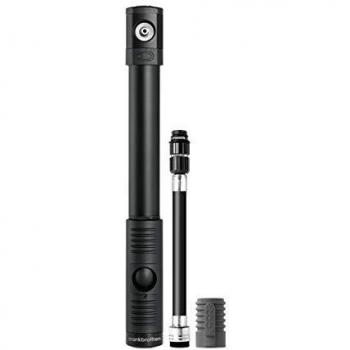 Crankbrothers Klic HV Mini Bomba con Inflador de CO2, Negro