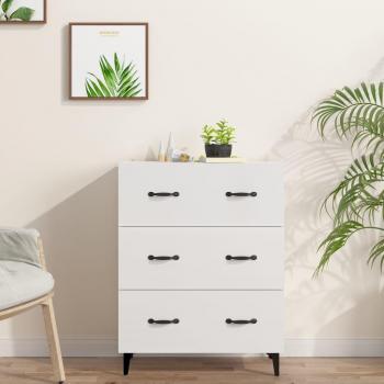 Aparador de madera de ingeniería 69,5x34x90 cm, Mueble de Almacenaje de Salón, Armarios con Puertas, Cajón de Madera, Buffet para salón Moderno, Armario Auxiliar,