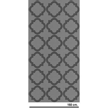 Equipo DRT Fuego - Papel pintado diseño geométrico, color gris, 1 rollo