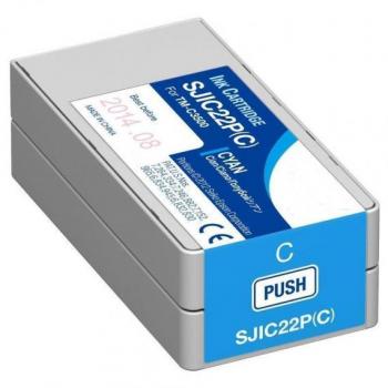 Tinta Cian Pigmentada para Epson TM-C3500-32.5MLC33S020602 (SJIC22P/C)