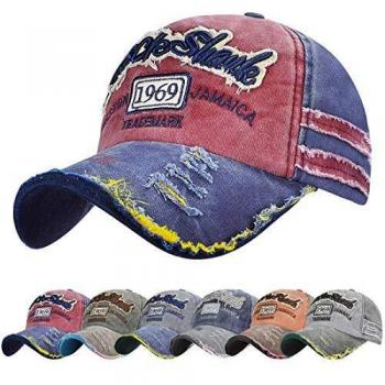 Voqeen Gorra de Béisbol Vintage Bordado 1969 Recuerdo Presente, 50 Cumpleaños Sombrero