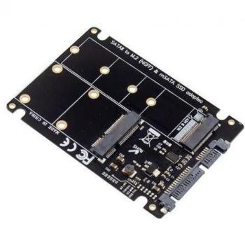 Adaptador de Interfaz Interno 2.5 SATA a M.2/mSATA