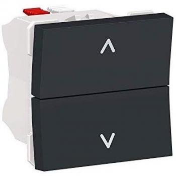 Pulsador de persianas Antracita Schneider Electric NU320754