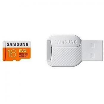 Samsung MB-MP16DC/EU - Tarjeta de Memoria con Adaptador USB, 16 GB