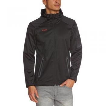 JAKO Softshelljacke Arlberg - Soft shell para hombre, color negro, talla 2XL