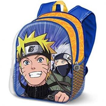 KARACTERMANIA Naruto Clan-Mochila 3D Pequeña, Azul