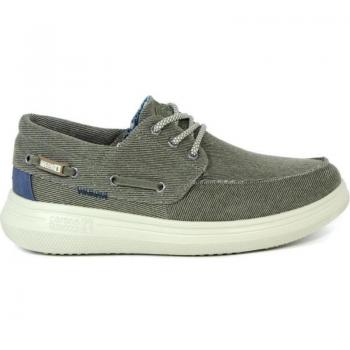 Zapatos náuticos de hombre caqui de lona Coronel Tapiocca T-630-6