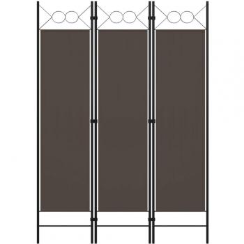 vidaXL 3-Panel Room Divider Anthracite 120x180 cm