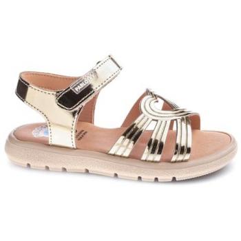 Sandalias de niña Pablosky de piel con cierre adherente, modelo 430186, color Champagne, talla 27 EU