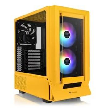 Caja de PC Thermaltake Ceres 350 MX Bumblebee (E-ATX, mATX, Mini ITX, ATX) - Torre Midi con Ventana Lateral Amarilla