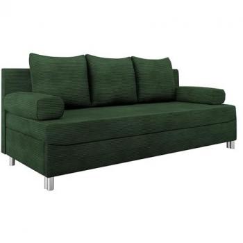 Sofá-cama Comfivo 125 con caja de ropa de cama, dimensiones 192 x 86 x 80 cm, selección de colores, sofá tapizado con pies cromados