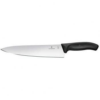 Victorinox Küchen Tranchiermesser Swissclassic In Geschenkschachtel - Cuchillo de Cocina, Color Negro, Talla DE: 25 cm
