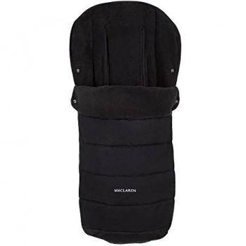 Maclaren saco de pies universal para carrito de bebé , Con suave forro polar que añade un acolchado adicional al asiento, Para todos los carritos de bebé tipo paraguas de Maclaren y de otras marcas