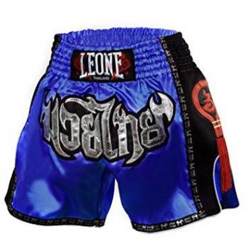 Leone1947 Pantalones Cortos Bangkok Kick-Thai Azul Hombre M AB754