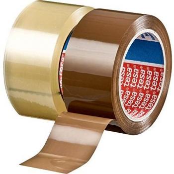 Cinta adhesiva polipropileno Tesa 4195, 50 mm x 66 m, marrón, 35 micras