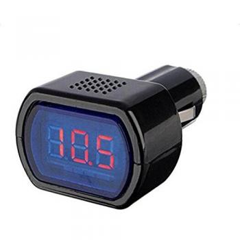 CAOLATOR 12-24V Detector de voltaje para coche,Medidor de Voltaje del Encendedor de Cigarrillos