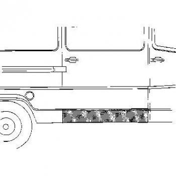 Panel lateral derecho de reparación para MERCEDES-BENZ T1 Van y T1 Bus - VAN WEZEL 3070110