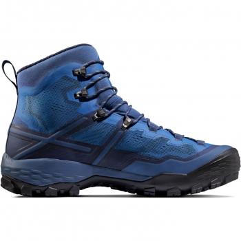Botas de montaña para hombre Mammut Ducan High Gore-Tex, color azul oscuro, talla 40