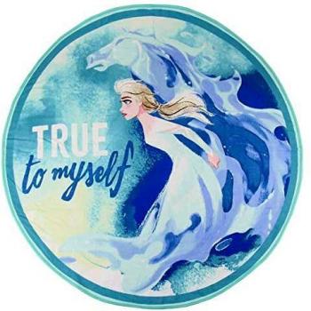 Disney Frozen II Round Beach Towel (Fast Dry) 130 cm