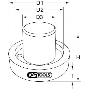 Herramienta de Montaje Simmerring para Caja de Cambios y Eje Trasero Scania 450.0237