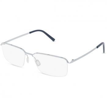 Rodenstock R2636 B000 Armazones para Hombre Plateadas, Lentes Recetadas Para Hombre Silver, Gafas Recetadas para Hombre Plateadas
