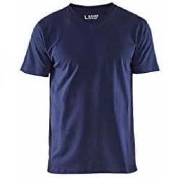 Blaklader V-Neck T-Shirt Navy XXXL
