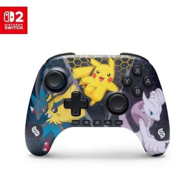 Controlador Inalámbrico PowerA Advantage - Pokémon Mega Evolutions para Nintendo Switch 2, Multicolor, Autonomía de 30h
