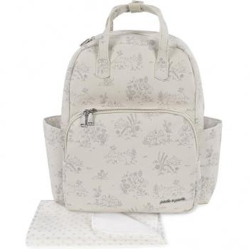Mochila Toile de Jouy Cream - Elegante y Práctica para Bebés