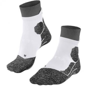 Falke RU Trail Running Socks Women - Functional Yarn Anti-Blister, White, Size: 39-40 (5.5-6.5)