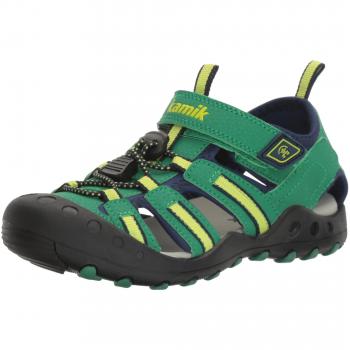 KamikCrab - Sandalias Atléticas Unisex Niños, Color Verde, Talla 37