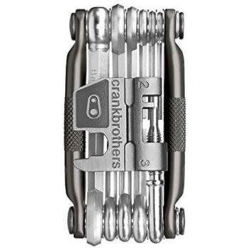 Crank Brothers 135003 Multiherramienta m17, niquel, Negro, Talla única