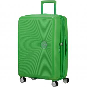 American Tourister Soundbox 67cm Expandable Hard Shell Spinner Suitcase - Grass Green