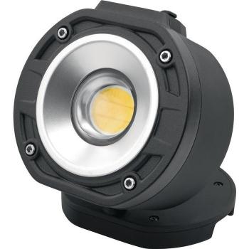 Luz de trabajo LED recargable Ansmann FL1100R, 10 W, 1100 lm, batería Li-Ion 4000 mAh, IP65, rótula giratoria 360°