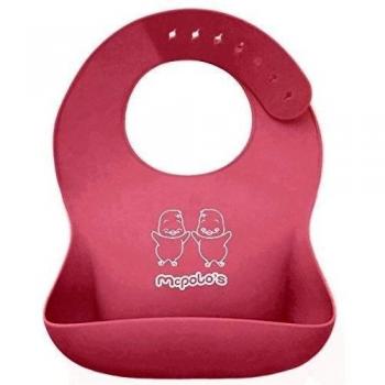 McPolo es BABYSOFT diseño de la iBib Rango temperatura® - diseño con texto en carcasa de silicona para con grupo de música la vuelta al mundo de con mangas para bebé juego de baberos de procedentes de los archivos de U-Essae - de ensamblaje para en