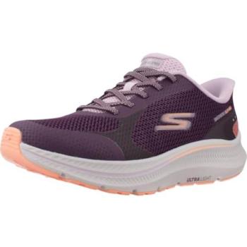 Zapatillas Skechers Slip-in GO RUN Consistent 2.0 para mujer en morado oscuro, talla 41, lavables a máquina