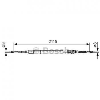 Bosch 1987477775 cable de freno