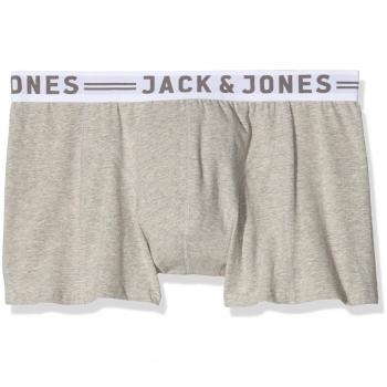 Jack & Jones Men's Slim Fit Light Grey Boxer Trunks