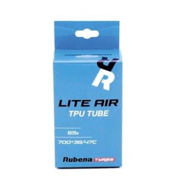 Cámara de aire ultraligera Rubena TPU 700x38-47 con válvula Presta 60 mm para bicicleta de 28 pulgadas