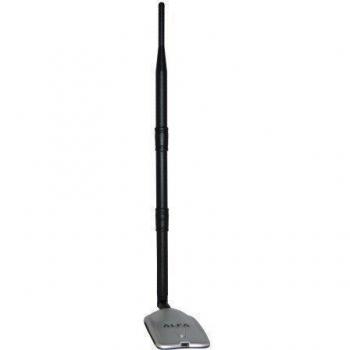 Antena Alfa AWUS036H 1000mW 1W WiFi 802.11b / g Adaptador WiFi USB inalámbrico avec réseau d'origen Alfa vice pivotant 9dBi goma * Le plus fort sur   le mercado *