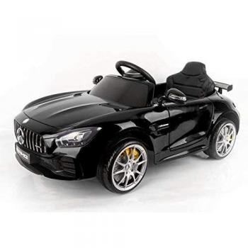 Devessport - Coche eléctrico para niños con Mando de Control Remoto - Mercedes GTR - Coche teledirigido con batería - Ideal para niños de 3 a 8 años