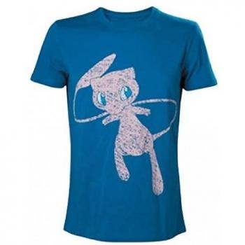 Camiseta Azul Pokemon Mythical Mew Talla XS