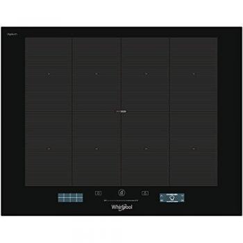 Piano de Cocina Inducción Whirlpool SMP 658C/NE/IXL - 8 Zonas, 65 cm, Negro, Integrado