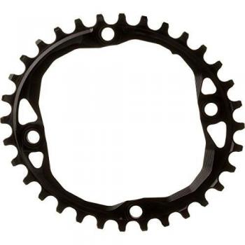 absoluteBLACK Premium Narrow Wide Oval Chainring 104 BCD Black