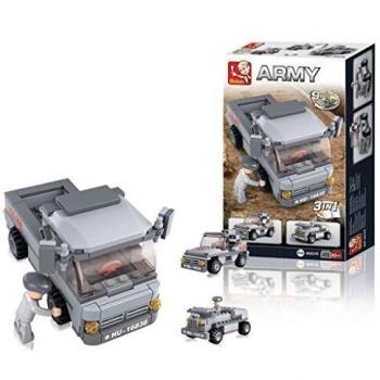 Building Blocks Aircraft Carrier Series Troop Transporter 3-in-1