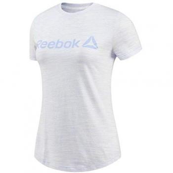 Reebok El Logo Marble Tee Camiseta, Mujer, Morado