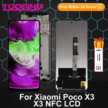 Pantalla LCD Original de 6,67 pulgadas para Xiaomi Poco X3 con Digitalizador Táctil y Compatibilidad con Poco X3 NFC y Poco X3 Pro