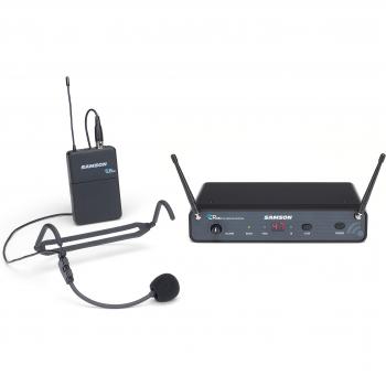 Sistema Inalámbrico de Auricular Samson Concert 88x con Micrófono HS5 Negro (Banda D)