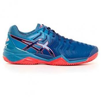 Asics Gel-Resolution 7 Clay, Zapatillas de Tenis para Hombre, Azul Blue Print 400, 45 EU