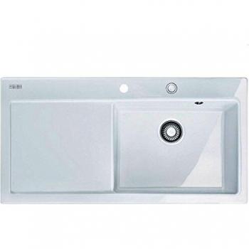 Franke Mythos MTK-611-I Lavabo sobre-encimera Rectangular Cerámico - Fregadero